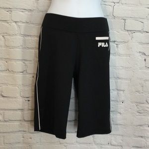FILA | Black workout capris, small